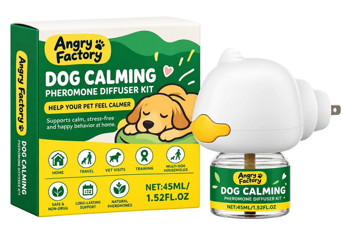 Plug-in Dog Pheromone Diffuser Kit — diffuser unit with 45 ml bottle