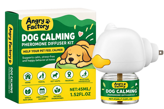 Plug-in Dog Pheromone Diffuser Kit — diffuser unit with 45 ml bottle