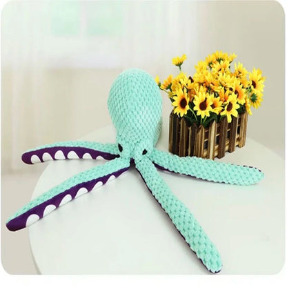 Squeaky Plush Octopus