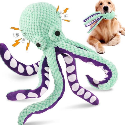 Squeaky Plush Octopus