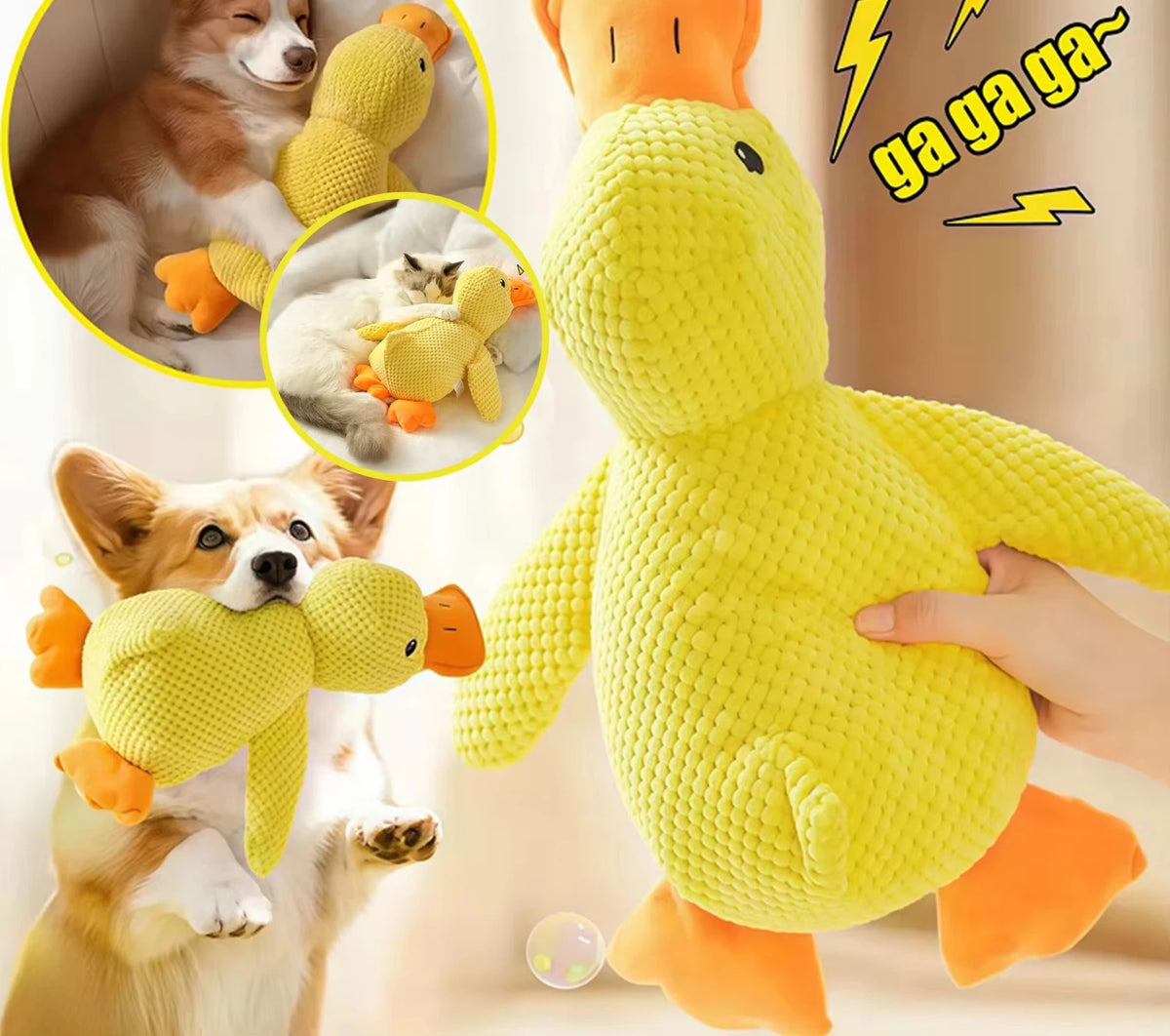 Quacking Plush Duck